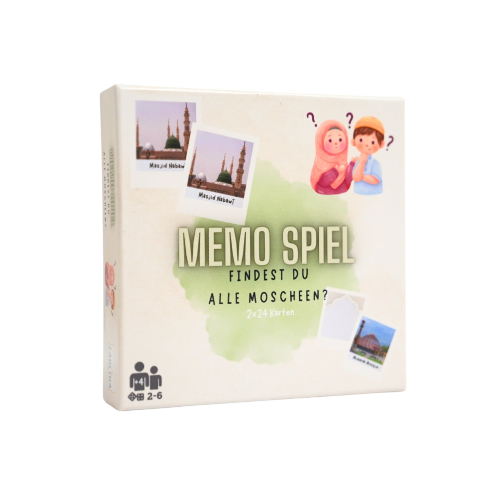 Memo Spiel - Findest Du alle Moscheen?