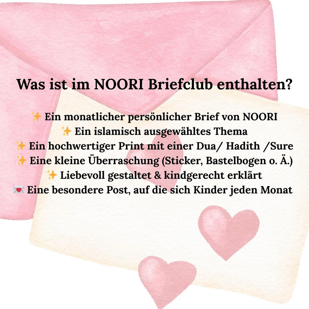NOORI - Briefpost - islamische Snail Mail