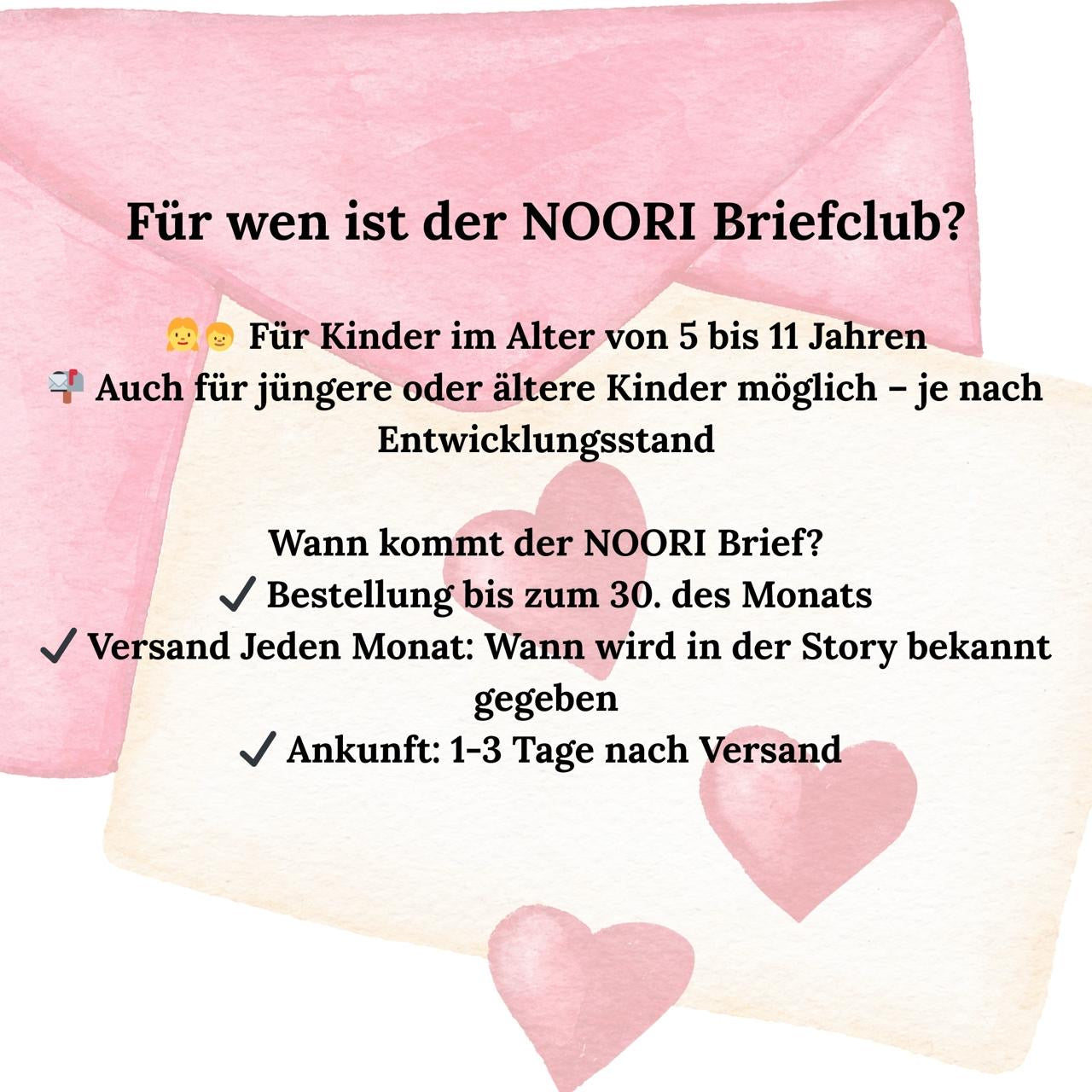 NOORI - Briefpost - islamische Snail Mail