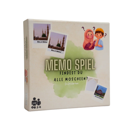 Memo Spiel - Findest Du alle Moscheen?